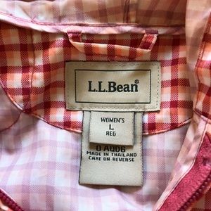 LL bean rain jacket